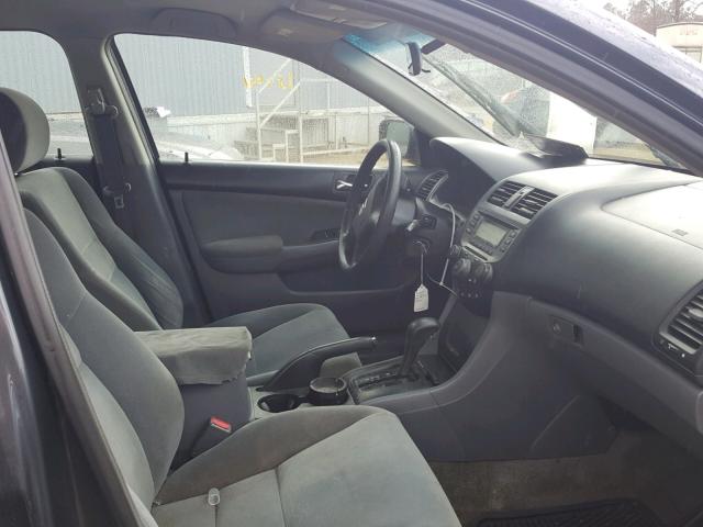 1HGCM56426A130701 - 2006 HONDA ACCORD LX GRAY photo 5