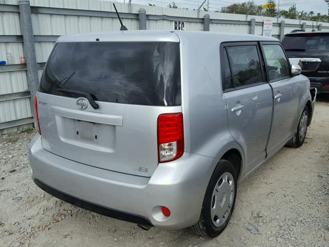 JTLZE4FE4DJ030819 - 2013 TOYOTA SCION XB SILVER photo 4