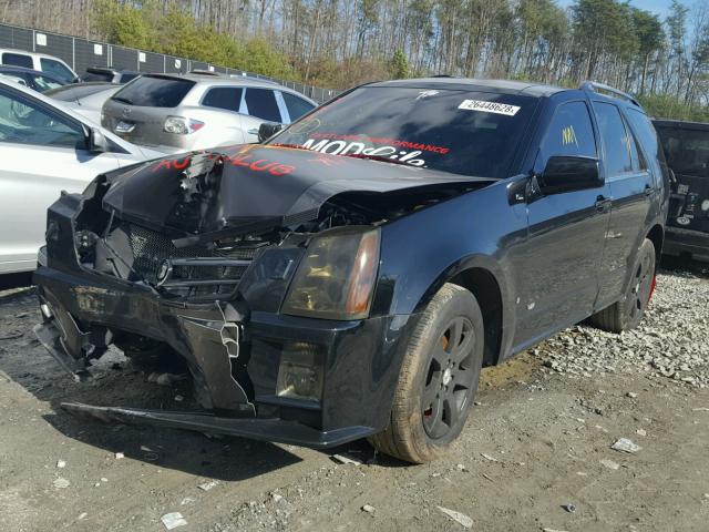 1GYEE437690117483 - 2009 CADILLAC SRX BLACK photo 2