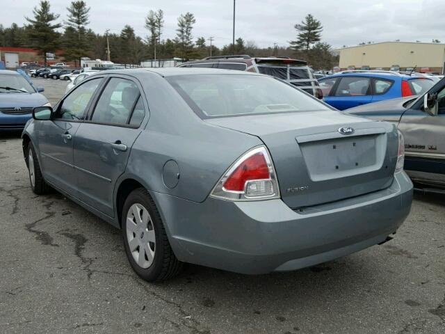 3FAFP06Z76R192351 - 2006 FORD FUSION S GRAY photo 3
