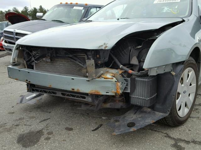 3FAFP06Z76R192351 - 2006 FORD FUSION S GRAY photo 9