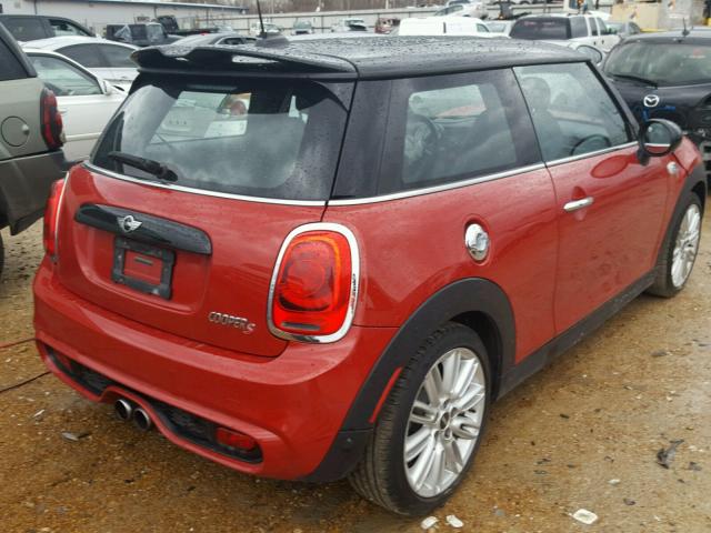 WMWXP7C57F2A38185 - 2015 MINI COOPER S RED photo 4