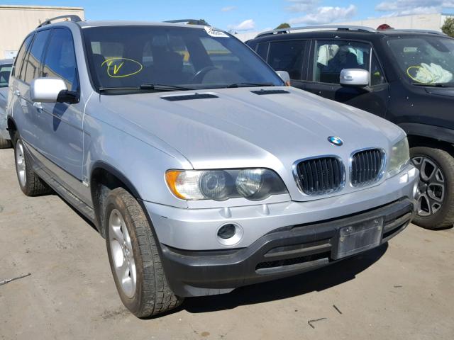 5UXFA53592LH80157 - 2002 BMW X5 3.0I SILVER photo 1