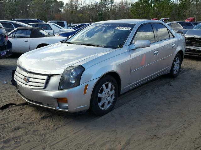 1G6DM57T170152823 - 2007 CADILLAC CTS SILVER photo 2