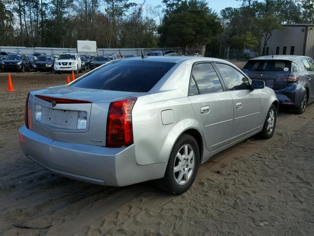 1G6DM57T170152823 - 2007 CADILLAC CTS SILVER photo 4