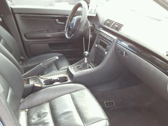 WAUEF78E48A165775 - 2008 AUDI A4 S-LINE BLUE photo 5