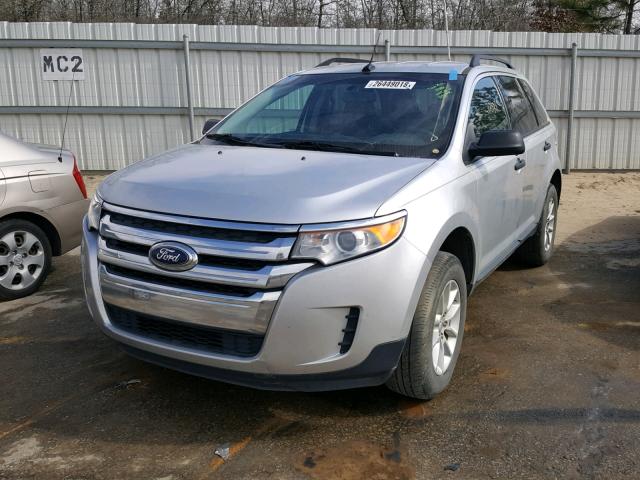 2FMDK3GC2DBC95129 - 2013 FORD EDGE SE GRAY photo 2