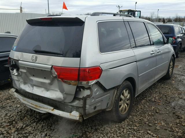 5FNRL3H6XAB105690 - 2010 HONDA ODYSSEY EX SILVER photo 4