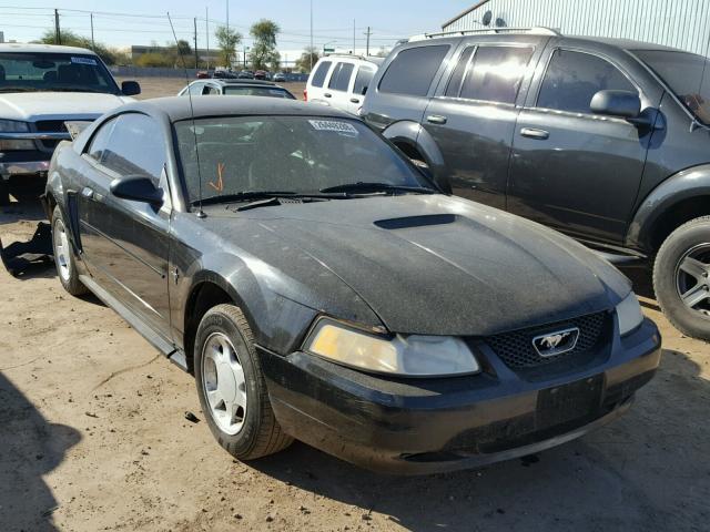 1FAFP4048YF170802 - 2000 FORD MUSTANG BLACK photo 1