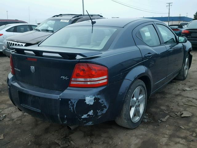 1B3LC76M88N108356 - 2008 DODGE AVENGER R/ BLUE photo 4