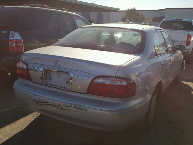 1YVGF22D9Y5138878 - 2000 MAZDA 626 ES GRAY photo 4