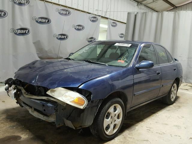 3N1CB51D55L475131 - 2005 NISSAN SENTRA 1.8 BLUE photo 2