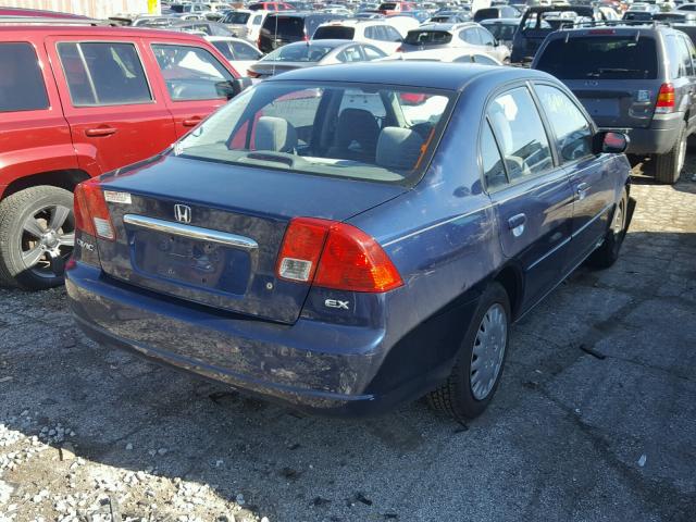 2HGES26793H592922 - 2003 HONDA CIVIC EX 蓝色 照片 4