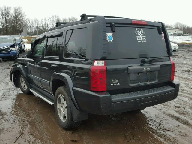 1J8HG48K09C555305 - 2009 JEEP COMMANDER შავი ფოტო 3