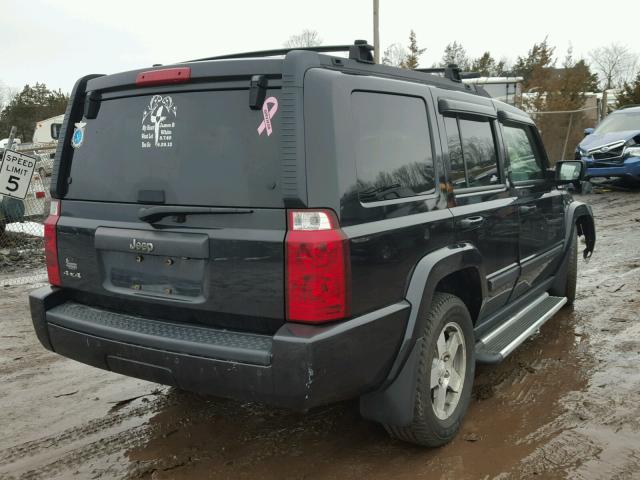 1J8HG48K09C555305 - 2009 JEEP COMMANDER შავი ფოტო 4