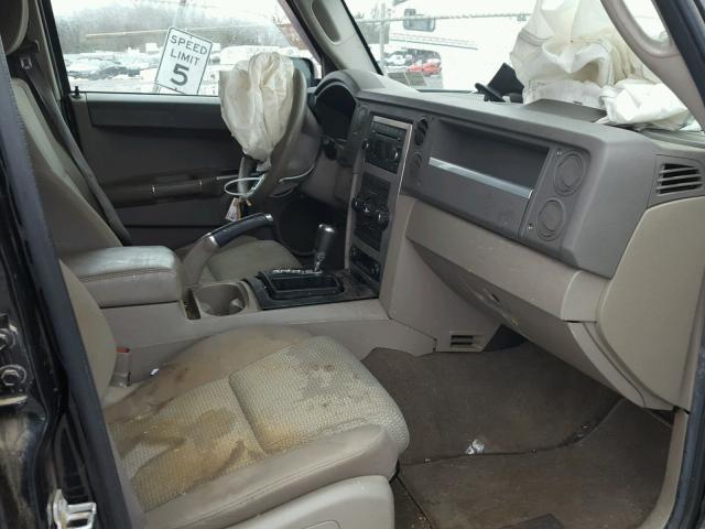 1J8HG48K09C555305 - 2009 JEEP COMMANDER შავი ფოტო 5