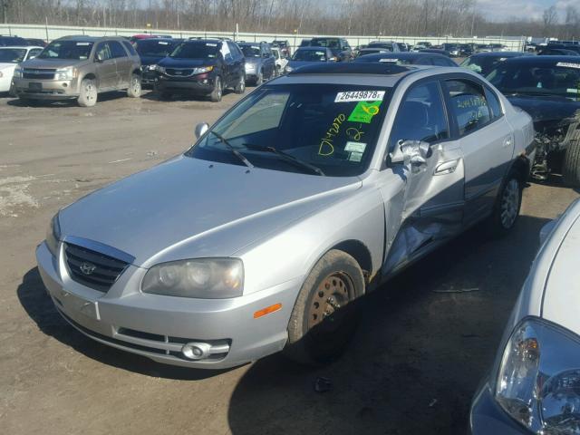 KMHDN46D35U035731 - 2005 HYUNDAI ELANTRA GL SILVER photo 2