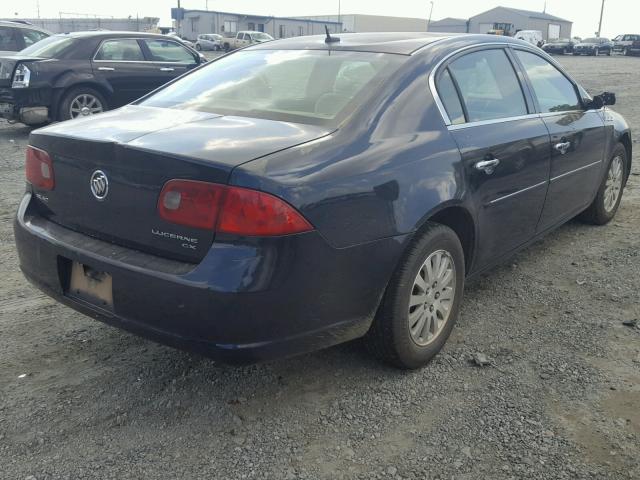 1G4HP57237U191155 - 2007 BUICK LUCERNE CX BLUE photo 4