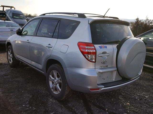 2T3BF4DV9BW089182 - 2011 TOYOTA RAV4 SILVER photo 3