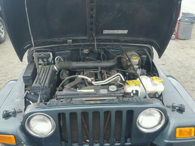 1J4FA59SX3P376896 - 2003 JEEP WRANGLER / GREEN photo 7