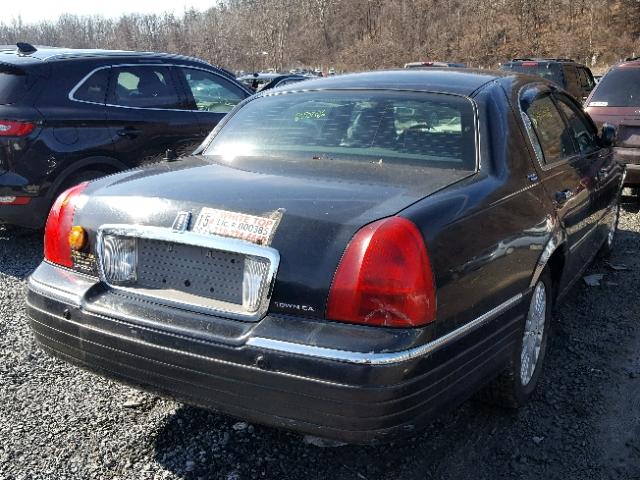 1LNHM82W45Y643785 - 2005 LINCOLN TOWN CAR S BLACK photo 4