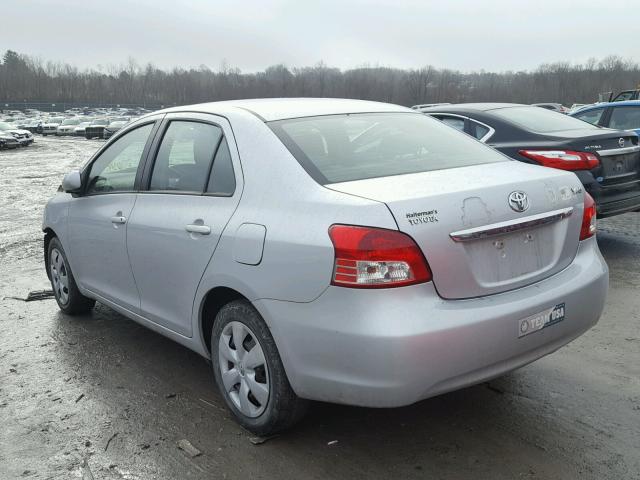 JTDBT923581193540 - 2008 TOYOTA YARIS SILVER photo 3