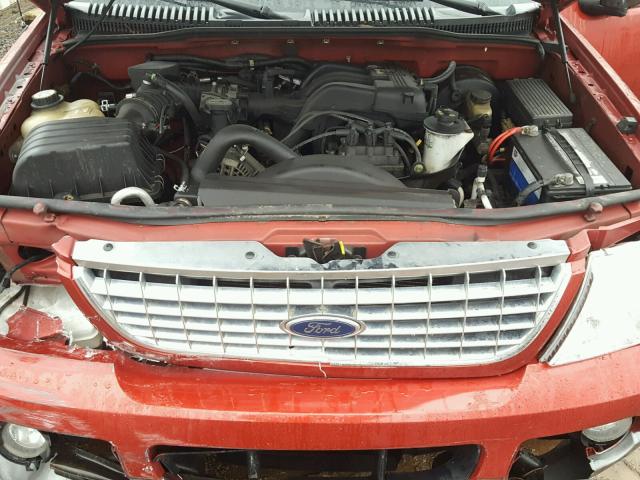 1FMZU73K84UB87516 - 2004 FORD EXPLORER X RED photo 7