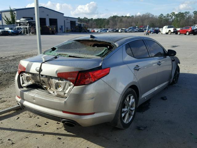 5XXGN4A71DG153896 - 2013 KIA OPTIMA EX SILVER photo 4