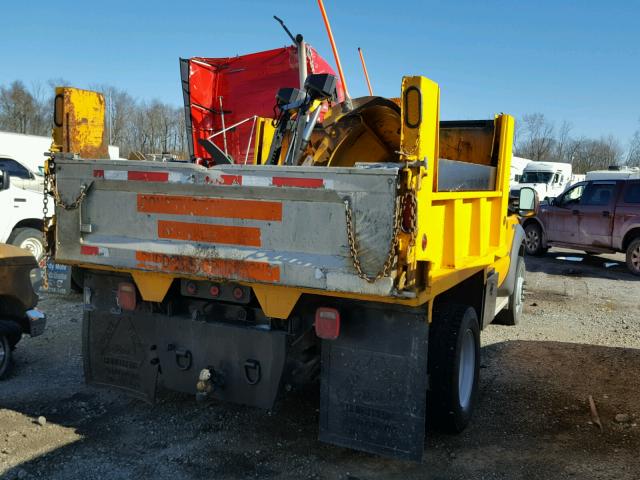 1FDAF57P95EB36314 - 2005 FORD F550 SUPER YELLOW photo 4