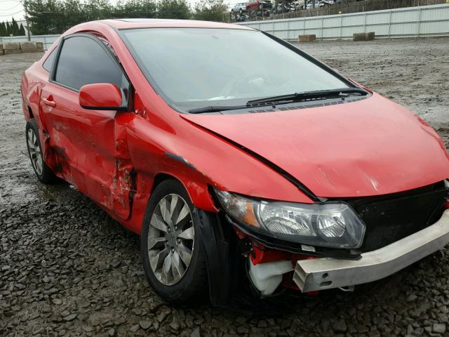 2HGFG12899H521453 - 2009 HONDA CIVIC EX RED photo 1