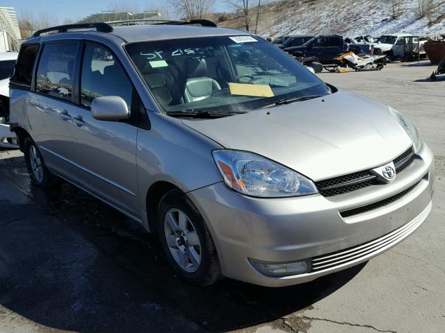 5TDZA22CX4S183417 - 2004 TOYOTA SIENNA XLE SILVER photo 1