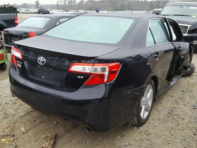 4T1BF1FK3EU448380 - 2014 TOYOTA CAMRY L BLACK photo 4