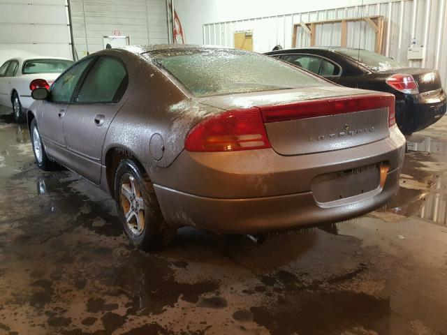 2B3HD56M42H174622 - 2002 DODGE INTREPID E TAN photo 3