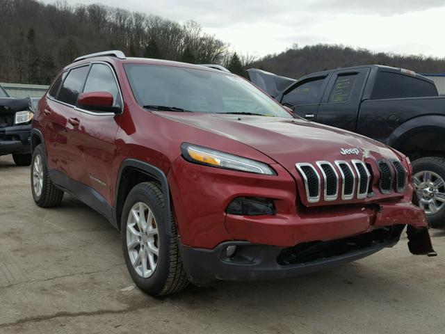 1C4PJMCB9EW145090 - 2014 JEEP CHEROKEE L RED photo 1