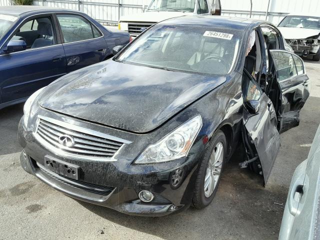 JN1CV6AP9DM305530 - 2013 INFINITI G37 BASE BLACK photo 2