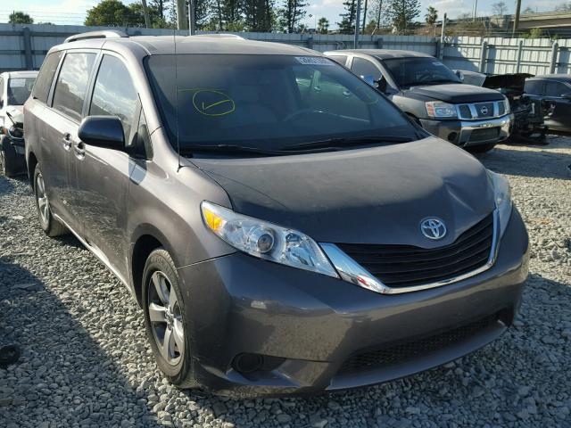 5TDKK3DCXDS292929 - 2013 TOYOTA SIENNA LE GRAY photo 1