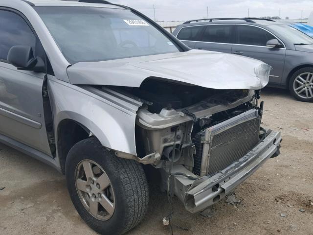 2CNDL13F276104209 - 2007 CHEVROLET EQUINOX LS GRAY photo 9