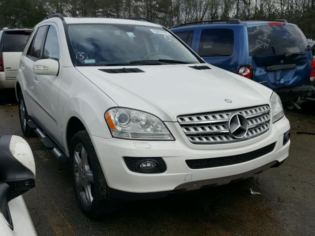 4JGBB86E78A332345 - 2008 MERCEDES-BENZ ML 350 WHITE photo 1