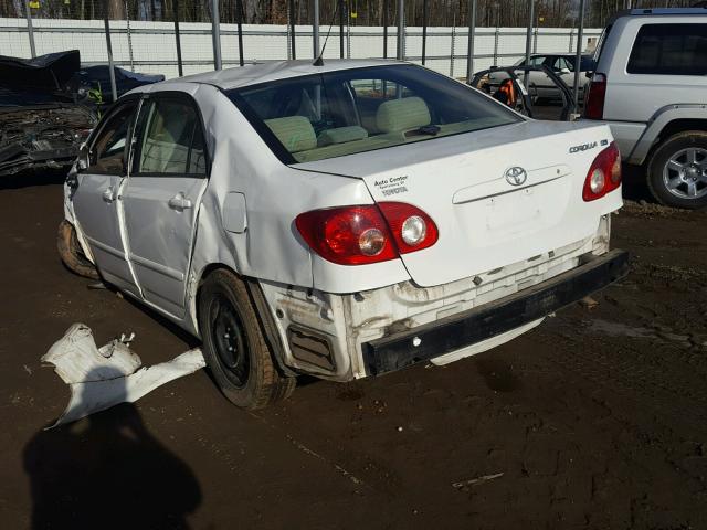 1NXBR32E56Z693041 - 2006 TOYOTA COROLLA CE WHITE photo 3