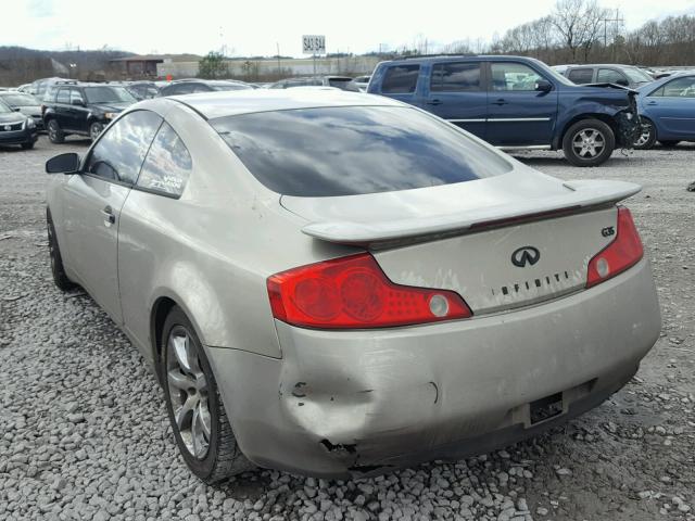 JNKCV54E03M226472 - 2003 INFINITI G35 TAN photo 3