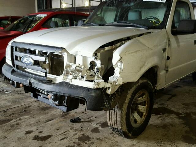 1FTKR1AD2BPA72592 - 2011 FORD RANGER WHITE photo 9