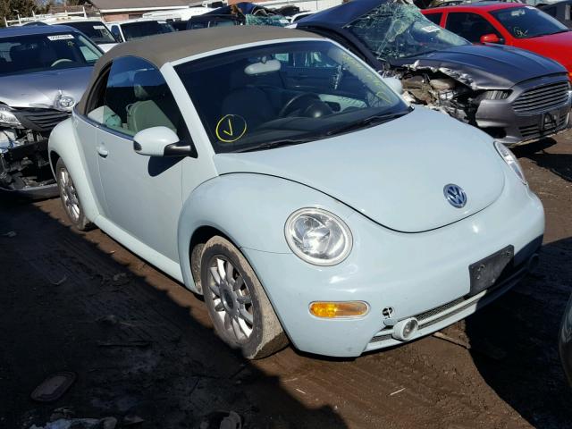 3VWCM31Y84M323848 - 2004 VOLKSWAGEN NEW BEETLE 蓝色 照片 1