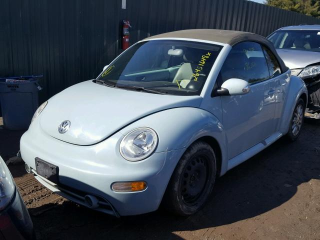 3VWCM31Y84M323848 - 2004 VOLKSWAGEN NEW BEETLE 蓝色 照片 2