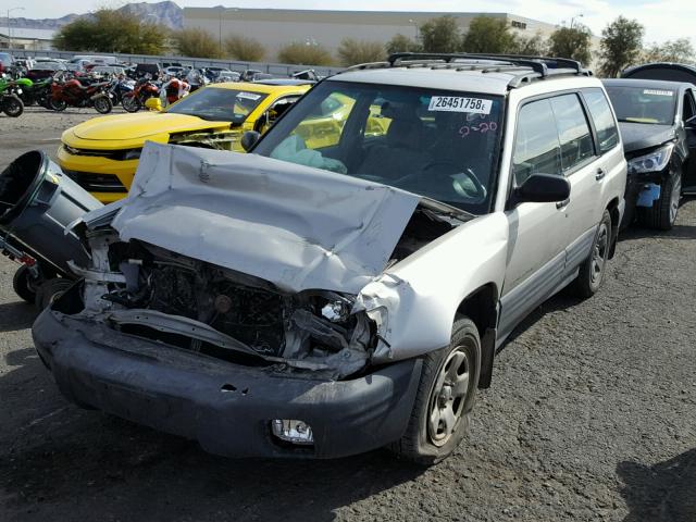 JF1SF63571G760989 - 2001 SUBARU FORESTER L GRAY photo 2