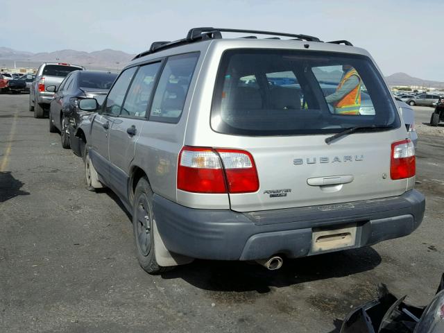 JF1SF63571G760989 - 2001 SUBARU FORESTER L GRAY photo 3