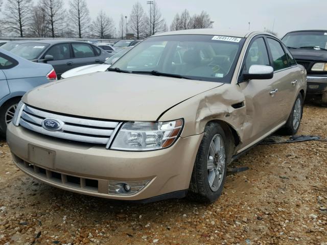 1FAHP25W38G111156 - 2008 FORD TAURUS LIM TAN photo 2