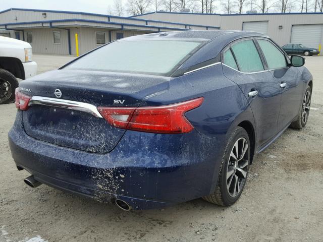 1N4AA6AP5JC376084 - 2018 NISSAN MAXIMA 3.5 BLUE photo 4