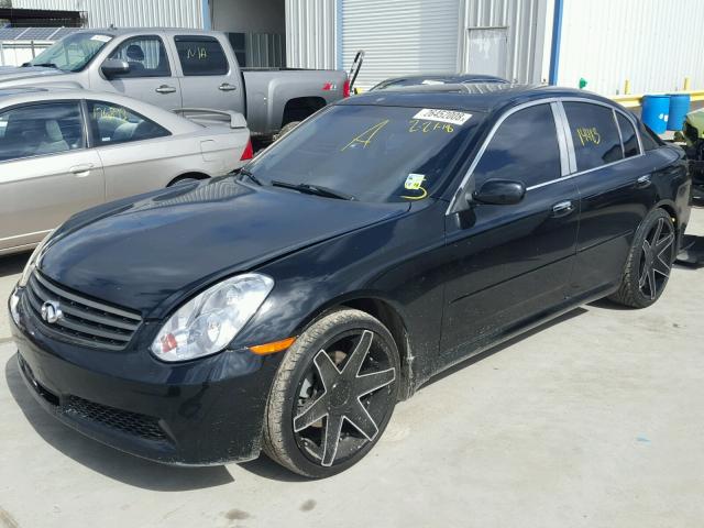 JNKCV51F86M611599 - 2006 INFINITI G35 BLACK photo 2