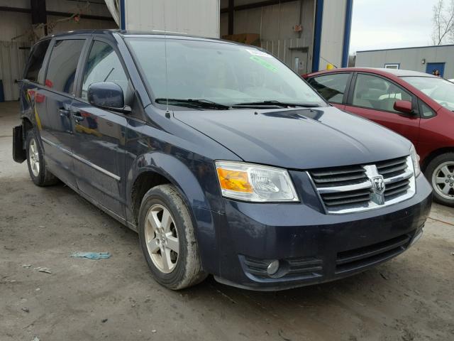 2D8HN54PX8R731868 - 2008 DODGE GRAND CARA BLUE photo 1