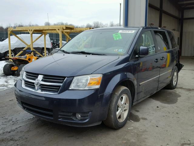 2D8HN54PX8R731868 - 2008 DODGE GRAND CARA BLUE photo 2